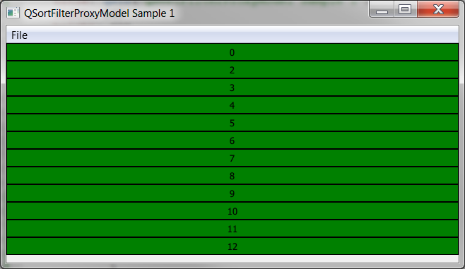 QSortFilterProxyModel_Sample1